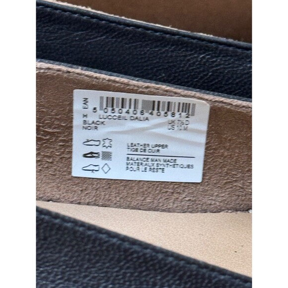 SOUL OF AFRICA Loafers Flats Black Leather Size Lucceil Dalia 10 M NEW - Picture 7 of 7